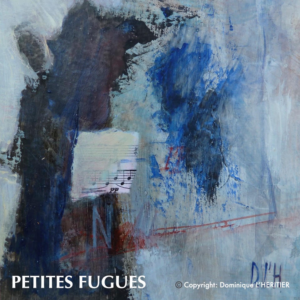 thème PETITES FUGUES présentant les peintures et aquarelles associées réalisées par Dominique L'Héritier (Callian)
